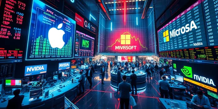 Empresas tecnológicas lideran el volumen en Wall Street